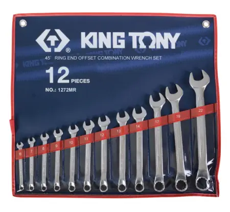 Набор ключей комбинированных 6-22 мм, 12 предметов King Tony 1272MR