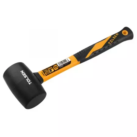 Киянка GRIPro, 450 г, фибергласовая рукоятка, черная TOLSEN TT25035
