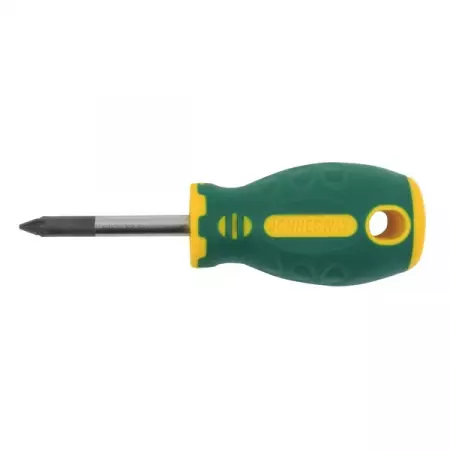 Отвертка стержневая POZIDRIV Anti-Slip Grip, PZ1x38, Jonnesway D71Z138