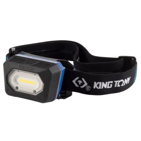 KING TONY 9TA522 Фонарь светодиодный, налобный, 1 COB LED, 4W, 3,7В