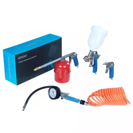 NORDBERG NP05KIT Набор пневмоинструмента, 5 предметов