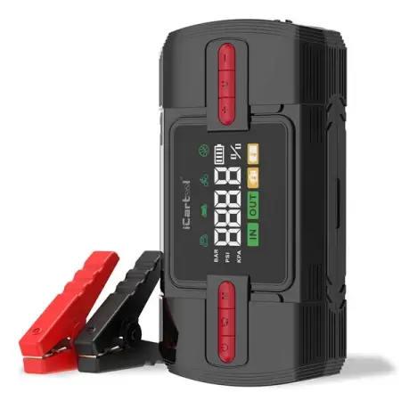 Пусковое устройство 12 В, 12 Ач, 600/1200 А, iCarTool IC-JSD12P