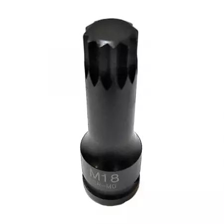 Торцевая насадка 1/2", SPLINE, M18 для болта задней ступицы VAG МАСТАК 100-42018