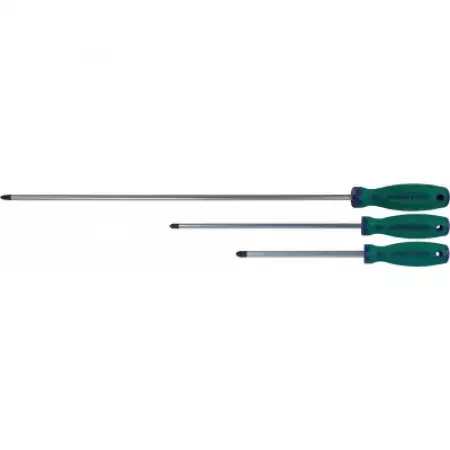 Отвертка стержневая крестовая ANTI-SLIP GRIP, PH3x250 мм, Jonnesway, D71P3250