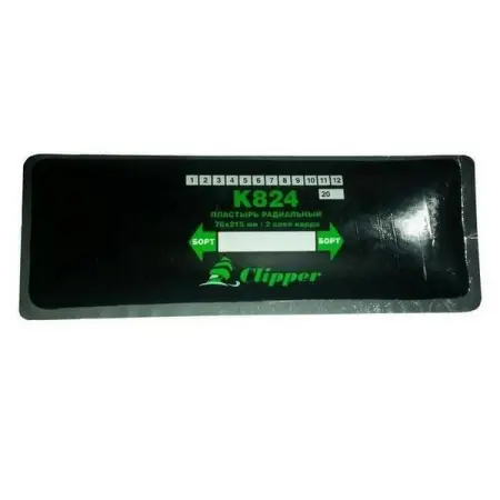 Термопластырь кордовый радиальный 76х215 мм Clipper K824