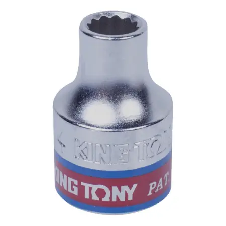 Головка торцевая 3/8 дюйма, двенадцатигранная, 1/4 дюйма, King Tony 333008S