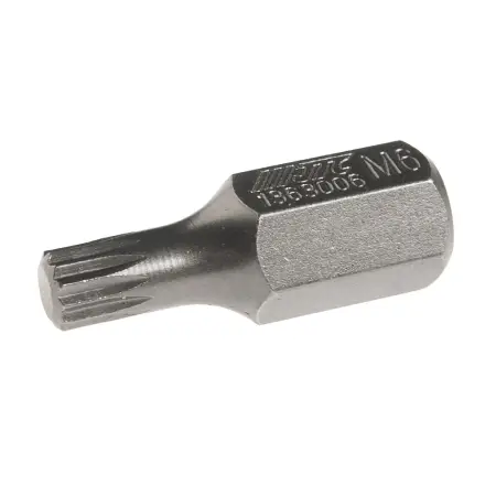 Бита SPLINE М6х30мм 10мм S2 JTC