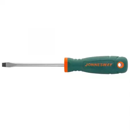 Отвертка стержневая шлицевая ANTI-SLIP GRIP, SL6.5x100 мм Jonnesway D77S6100