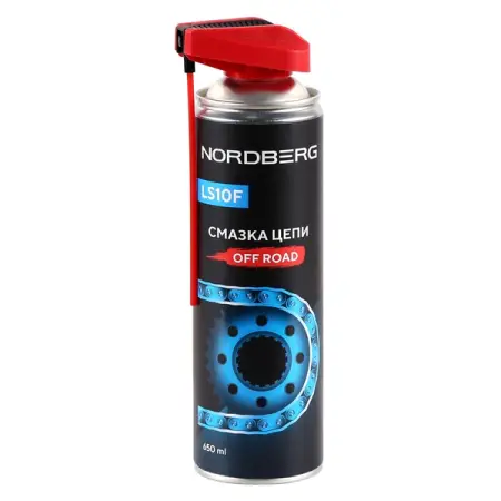 NORDBERG LS10F-650 Смазка цепи OFF ROAD LS10F, аэрозоль, 650 мл
