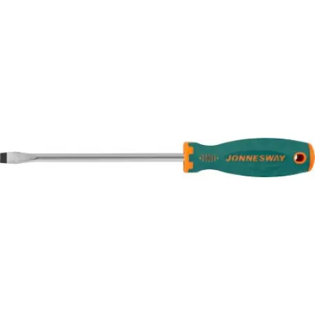 Отвертка стержневая шлицевая ANTI-SLIP GRIP, SL9.5х175 мм, Jonnesway, D71S9175