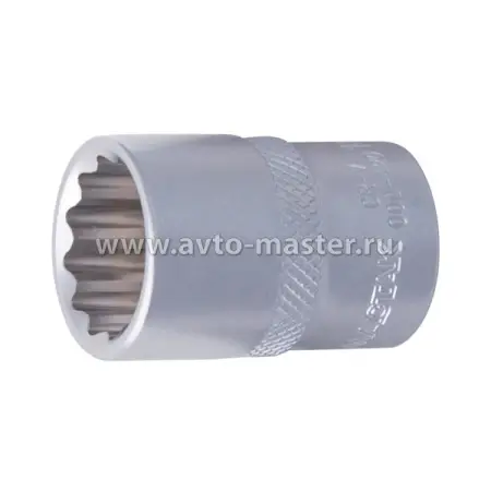 Головка торцевая 1/2 дюйма двенадцатигранная 30 мм Мастак 000-42030