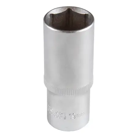 Головка торцевая глубокая шестигранная 3/8", 19 мм, AFFIX AF00130019