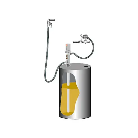Комплект с насосом PumpMaster 4 (коэфф. 3:1) для раздачи масла из бочек 205 л Samoa 379404