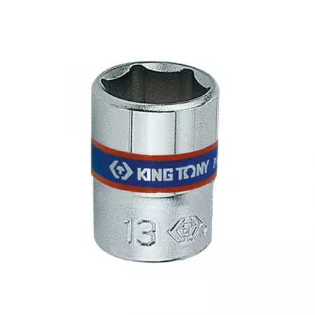 KING TONY 233515M Головка торцевая 1/4 дюйма шестигранная 15 мм