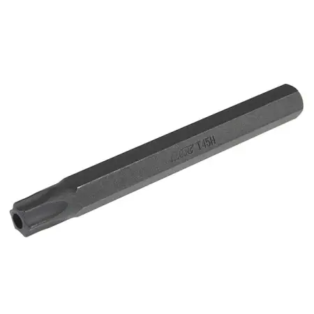 Бита TORX с отверстием T45Hx80 мм, 5/16”, удлиненная, JTC-1248045