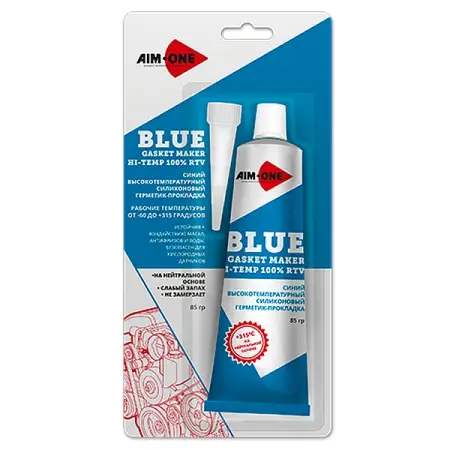 Герметик для прокладок, 85 г, синий AIM-ONE Blue RTV Gasket Maker Neutral Type