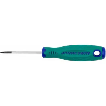 Отвертка стержневая крестовая ANTI-SLIP GRIP, PH3x125 мм, Jonnesway, D71P3125