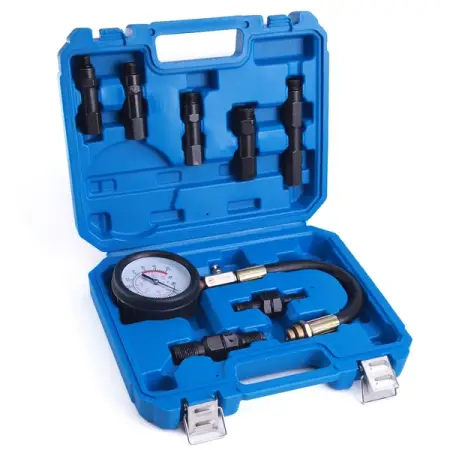 Компрессометр бензиновый 0-20 бар с адаптерами Car-Tool CT-N0126
