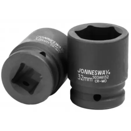 Головка торцевая ударная 6-гранная 3/4"DR, 32 мм, Jonnesway, S03A6132
