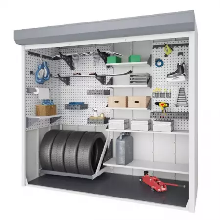 Шкаф для паркинга роллетный односекционный 1700x2150x900 мм Верстакофф RCAB RC-1.024