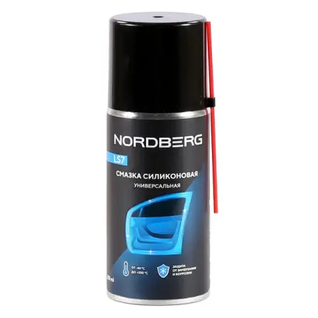 NORDBERG LS7-210 Смазка силиконовая LS7, аэрозоль, 210 мл