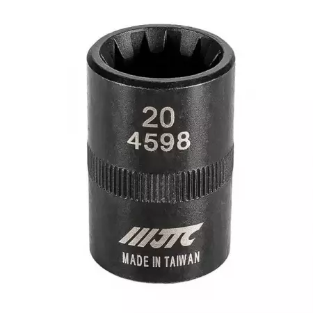 Головка для демонтажа суппортов 10-гранная 20 мм, 1/2" (Porsche) JTC-4598