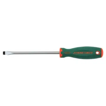 Отвертка стержневая шлицевая ANTI-SLIP GRIP, SL8х175 мм, Jonnesway, D71S8175