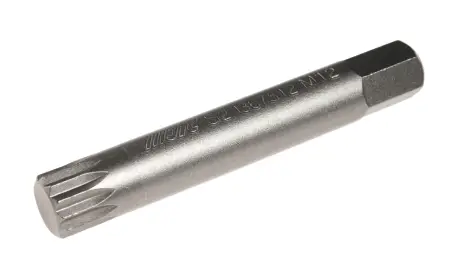 Бита SPLINE М12х75мм 10мм удлиненная S2 JTC