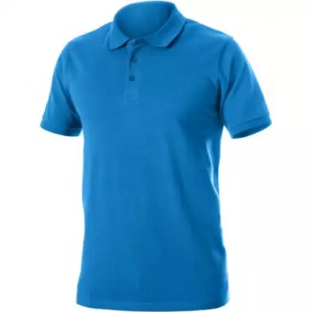 Поло, хлопок, синяя HOEGERT Tobias, размер 2XL, HT5K417-2XL