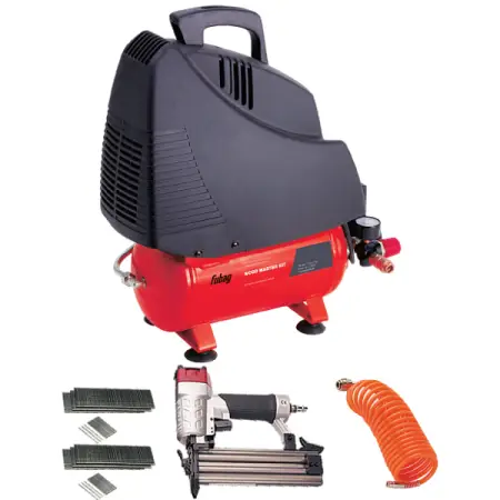 Компрессор воздушный с набором пневмоинструмента 4 предмета FUBAG WOOD MASTER KIT + 4