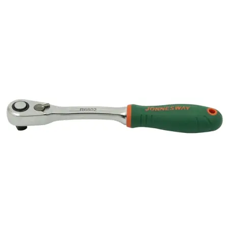 Рукоятка трещоточная 1/4"DR, 60 зубцов, 142 мм, Jonnesway R6802