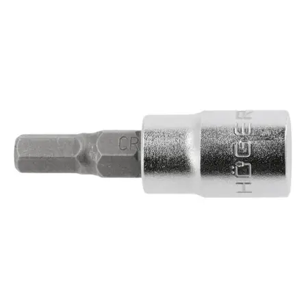 Торцевая насадка HEX H8, 50 мм, 1/4", HOEGERT HT1S628
