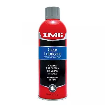 Смазка для петель и замков прозрачная, 400 мл, аэрозоль, IMG Clear Lubricant For Hinges & Locks