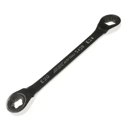 Ключ накидной TORX E20xE24, трещоточный JTC-5428
