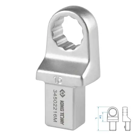 Насадка накидная серии FIT, 16 мм, 14x18 мм KING TONY 34502216M