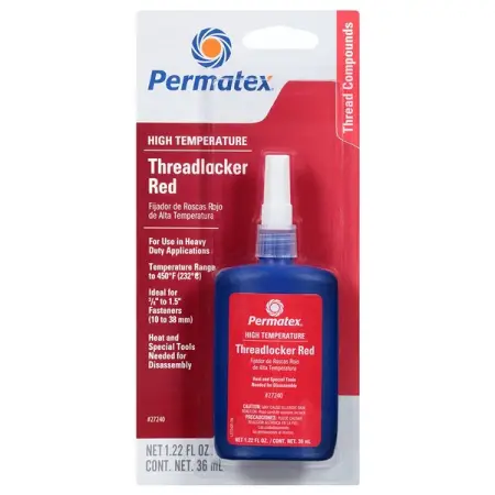 Фиксатор резьбовых соединений высокотемпературный красный, 36 мл, Permatex High Temperature Threadlocker Red