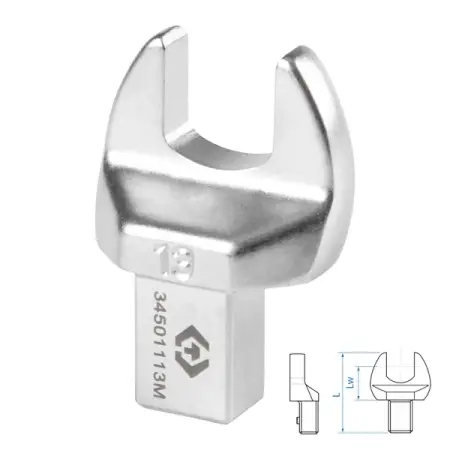 Насадка рожковая серии FIT, 13 мм, 9x12 мм KING TONY 34501113M