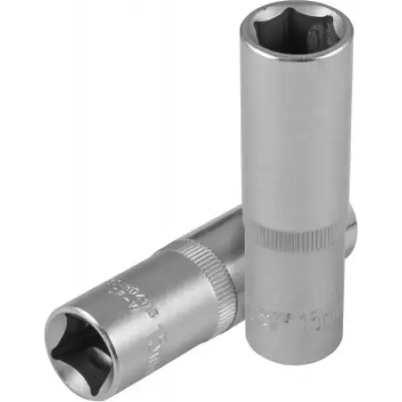 Головка торцевая глубокая 6-гранная 1/2"DR, 15 мм, Jonnesway, S04HD4115