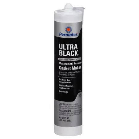 Формирователь прокладок, черный, 368 г, Permatex Ultra Black Maximum Oil Resistance RTV Silicone Gasket Maker