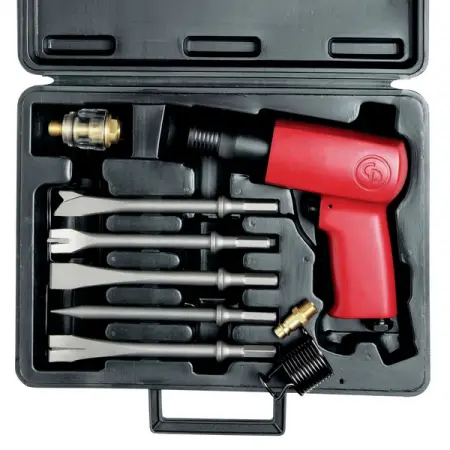 Зубило пневматическое 10,2 мм, 3000 уд/мин с комплектом насадок Chicago Pneumatic CP7111HK