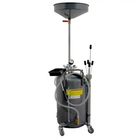 Установка для слива и откачки масла и антифриза, 80 л, KraftWell KRW1832.80L