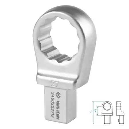 Насадка накидная серии FIT, 27 мм, 14x18 мм KING TONY 34502227M