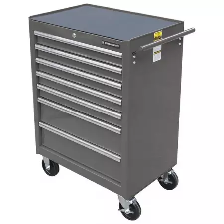 Тележка инструментальная с 7 ящиками, серая, СТАНКОИМПОРТ BTD-270071CS gre