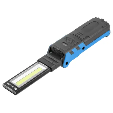 Фонарь светодиодный 5W COB + 2x3W LED, раскладной, HOEGERT HT1E40
