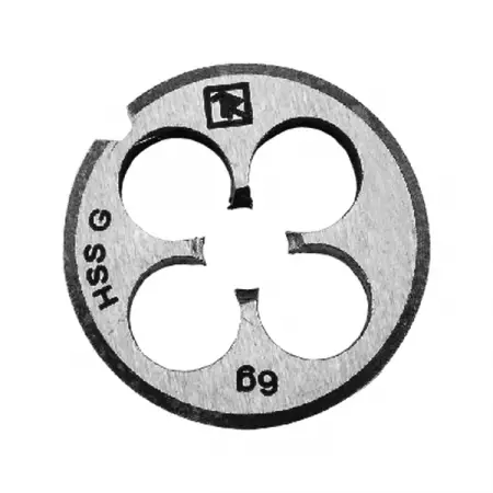 Плашка D-COMBO круглая ручная М8x1.25, HSS, Ф25x9 мм Thorvik MD8125