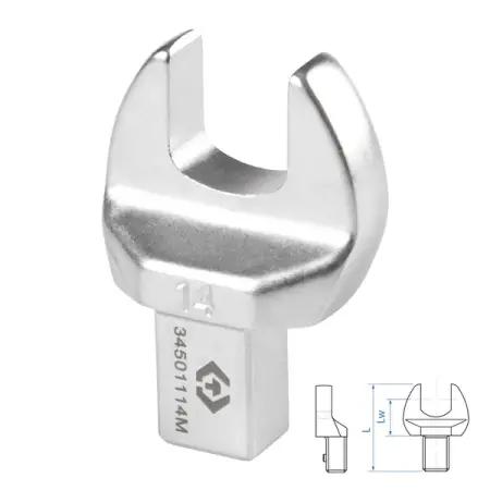 Насадка рожковая серии FIT, 14 мм, 9x12 мм KING TONY 34501114M