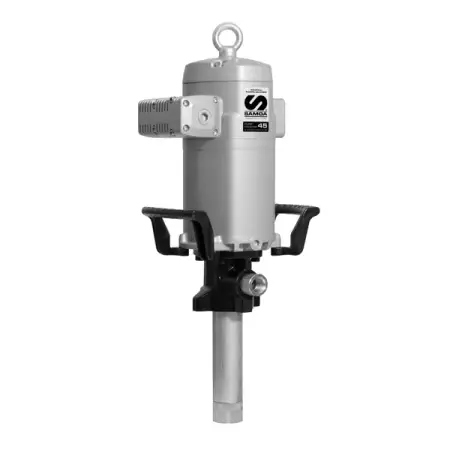 Пневматический насос для консистентной смазки для бочек 185 кг, 70:1, SAMOA PumpMaster 45 531710