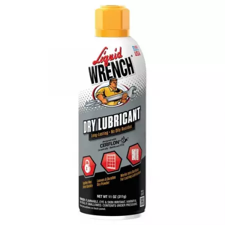 Сухая проникающая смазка с церфлоном, 311 г, аэрозоль, Gunk Liquid Wrench Dry Lubricant