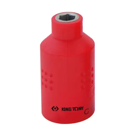 KING TONY 3335VE07M Головка торцевая диэлектрическая шестигранная 3/8”, 7 мм