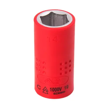 KING TONY 3335VE09M Головка торцевая диэлектрическая шестигранная 3/8”, 9 мм